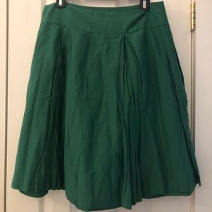 Green full skirt from Banana Republic